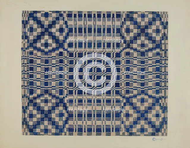 Coverlet, c. 1940. Creator: Cornelius Christoffels.