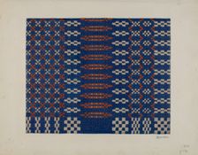 Coverlet, c. 1940. Creator: Cornelius Christoffels