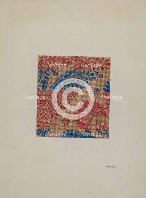 Coverlet, c. 1940. Creator: Cornelius Christoffels.