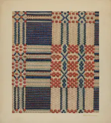 Coverlet, c. 1940. Creator: Charles Roadman