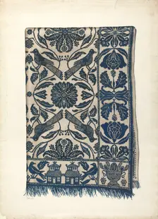 Coverlet, c. 1940. Creator: Charlotte Winter