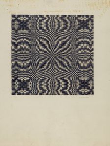 Coverlet, c. 1940. Creator: Ann Belle N. Eubank