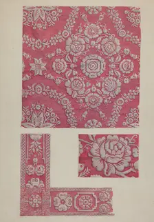 Coverlet, c. 1940. Creator: Betty Jacob