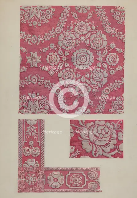 Coverlet, c. 1940. Creator: Betty Jacob.