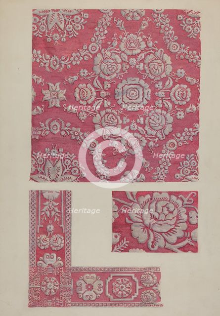 Coverlet, c. 1940. Creator: Betty Jacob.