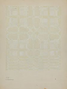 Coverlet, c. 1940. Creator: Elizabeth Valentine