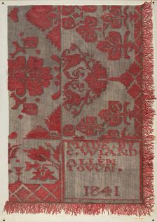 Coverlet, c. 1940. Creator: Helen Balfour