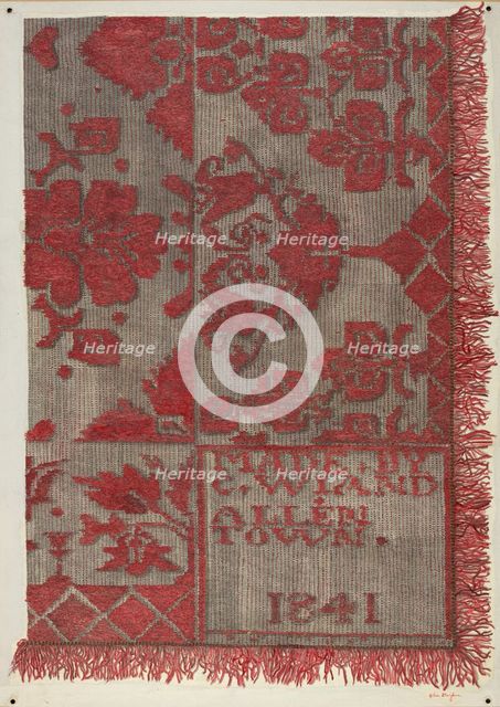 Coverlet, c. 1940. Creator: Helen Balfour.