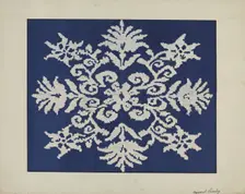 Coverlet, c. 1940. Creator: Margaret Linsley