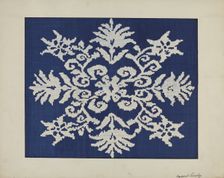 Coverlet, c. 1940. Creator: Margaret Linsley