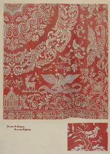 Coverlet, c. 1941. Creator: Byron Dingman