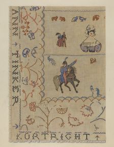 Coverlet, c. 1941. Creator: Regina Henderer
