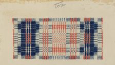 Coverlet: Gentleman's Fancy, 1935/1942. Creator: Elbert S. Mowery