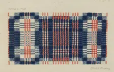 Coverlet: Gentleman's Fancy, 1935/1942. Creator: Elbert S. Mowery