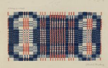 Coverlet: Gentleman's Fancy, 1935/1942. Creator: Elbert S. Mowery