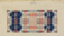 Coverlet: Gentleman's Fancy, 1935/1942. Creator: Elbert S. Mowery