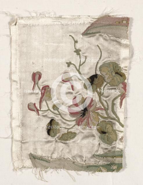 Coverlet Fragment, c. 1760-1770. Creator: Philippe de Lasalle (French, 1723-1805).