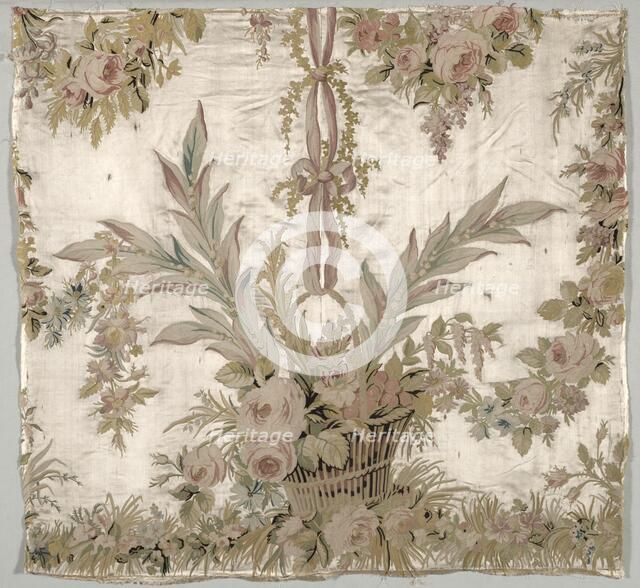 Coverlet Fragment, c. 1760-1770. Creator: Philippe de Lasalle (French, 1723-1805).
