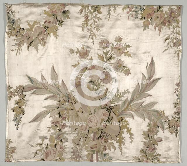 Coverlet Fragment, c. 1760-1770. Creator: Philippe de Lasalle (French, 1723-1805).