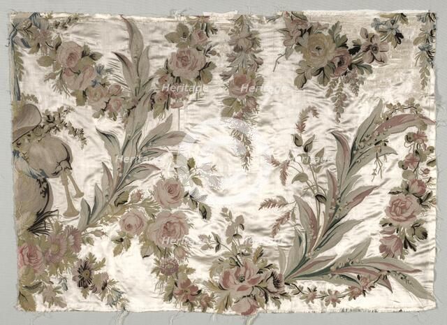 Coverlet Fragment, c. 1760-1770. Creator: Philippe de Lasalle (French, 1723-1805).