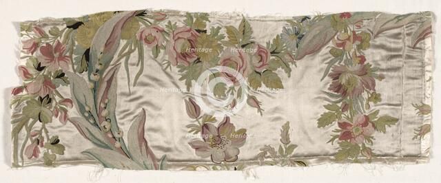 Coverlet Fragment, c. 1760-1770. Creator: Philippe de Lasalle (French, 1723-1805).