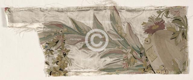 Coverlet Fragment, c. 1760-1770. Creator: Philippe de Lasalle (French, 1723-1805).