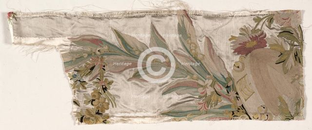 Coverlet Fragment, c. 1760-1770. Creator: Philippe de Lasalle (French, 1723-1805).