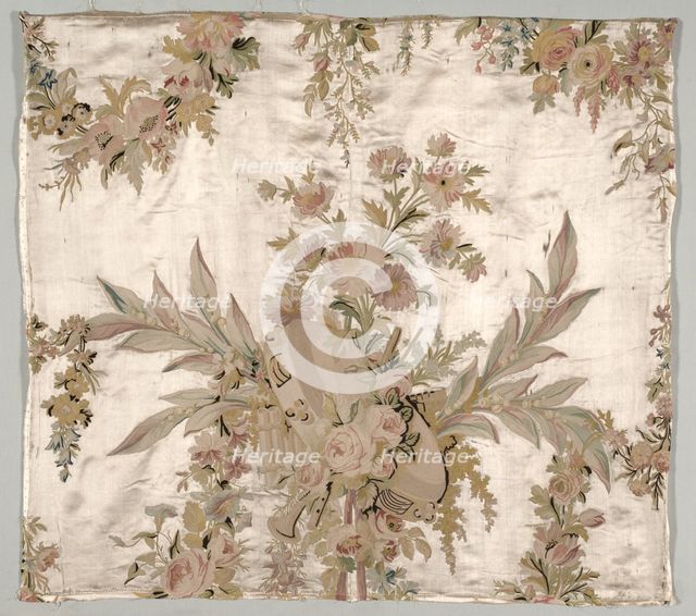Coverlet Fragment, c. 1760-1770. Creator: Philippe de Lasalle (French, 1723-1805).