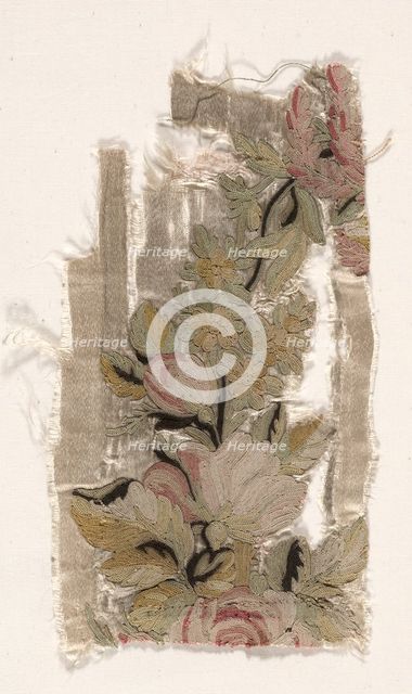Coverlet Fragment, c. 1760-1770. Creator: Philippe de Lasalle (French, 1723-1805).