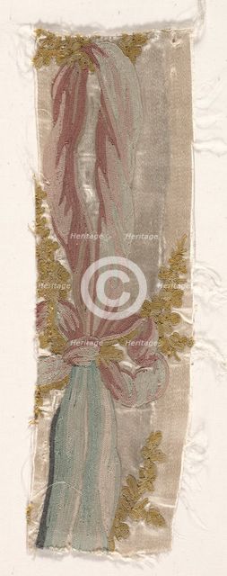 Coverlet Fragment, c. 1760-1770. Creator: Philippe de Lasalle (French, 1723-1805).