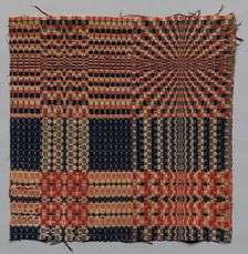 Coverlet Fragment, c. 1800. Creator: Unknown