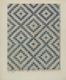 Coverlet Fragment, c. 1936. Creator: Alois E. Ulrich