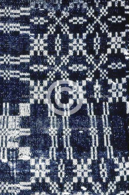 Coverlet (Fragment), Ohio, c. 1840. Creator: Unknown.