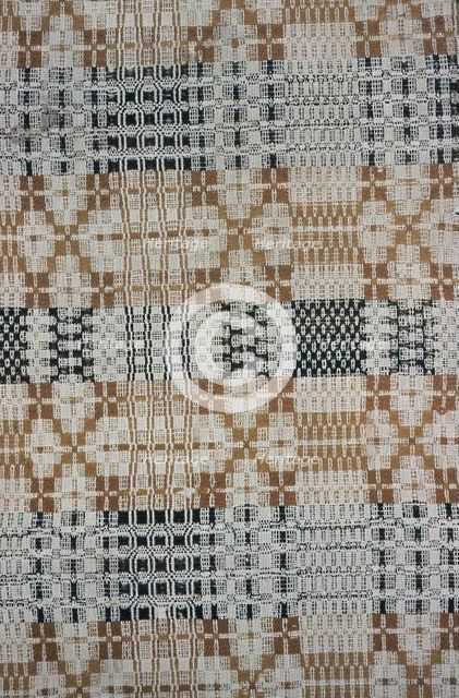 Coverlet (Fragment), United States, 1801/25. Creator: Unknown.