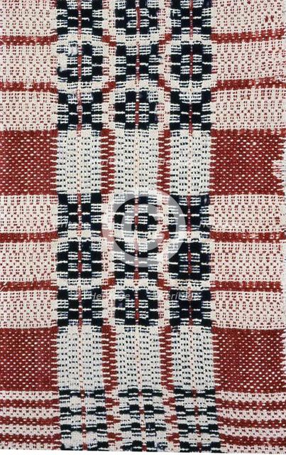 Coverlet (Fragment), United States, 19th century. Creator: Unknown.