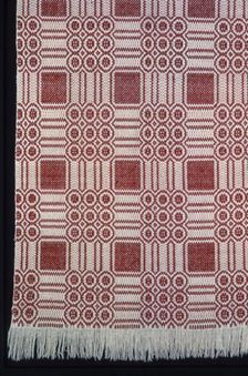 Coverlet, Kentucky, 1820/30. Creator: Unknown