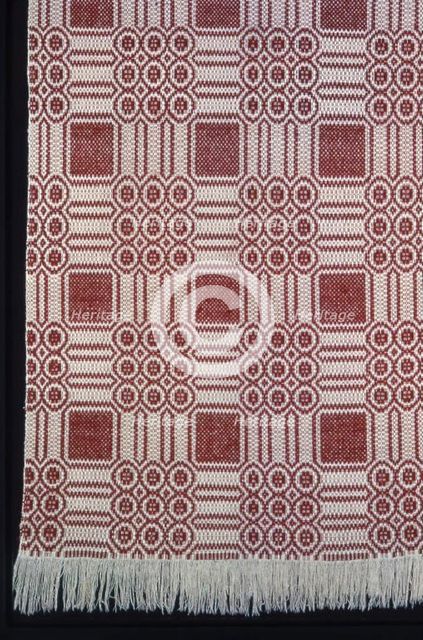 Coverlet, Kentucky, 1820/30. Creator: Unknown.