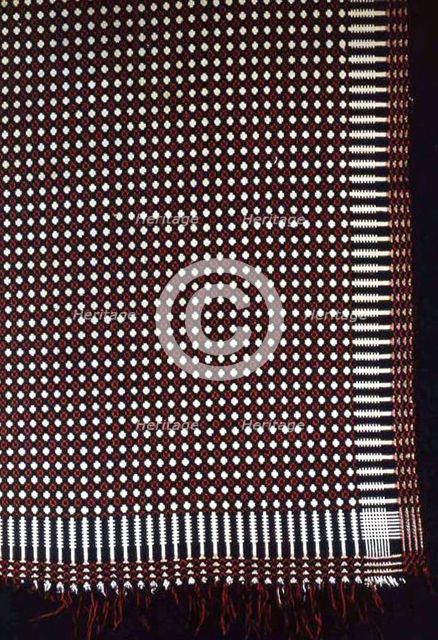Coverlet, Indiana, 1848. Creator: Unknown.