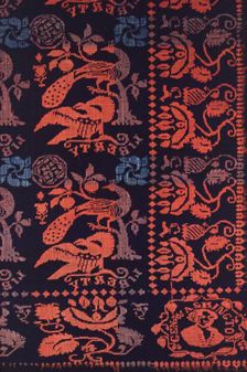 Coverlet, Ohio, 1840/45. Creator: Unknown
