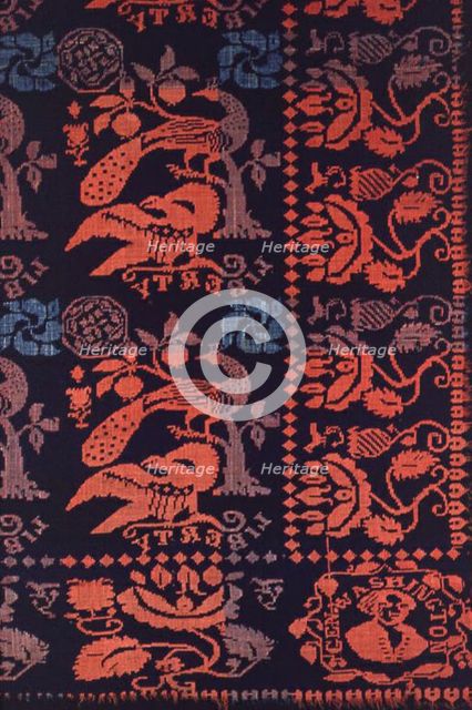 Coverlet, Ohio, 1840/45. Creator: Unknown.