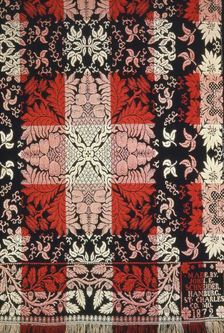 Coverlet, Missouri, 1872. Creator: John Eusebius Schneider