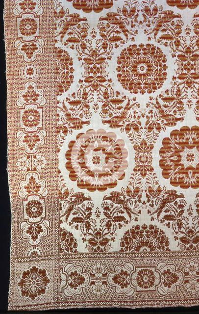 Coverlet, New York, 1840/45. Creator: Unknown.