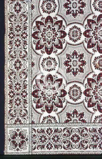 Coverlet, New York, 1840/50. Creator: Unknown.