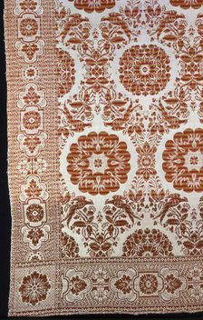 Coverlet, New York, 1840/45. Creator: Unknown