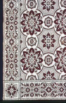 Coverlet, New York, 1840/50. Creator: Unknown