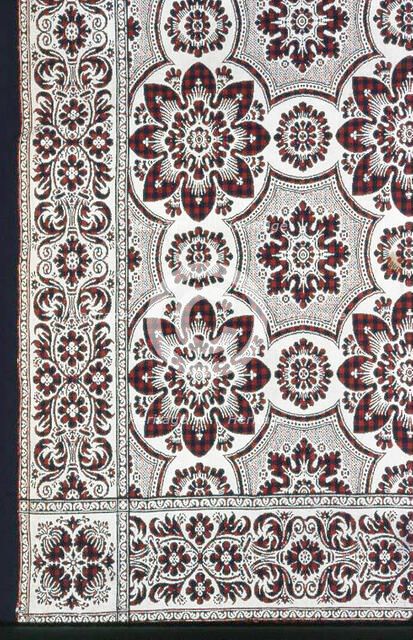 Coverlet, New York, 1840/50. Creator: Unknown.