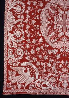 Coverlet, New York, 1849. Creator: James Van Ness