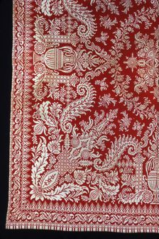 Coverlet, New York, 1850/55. Creator: Unknown