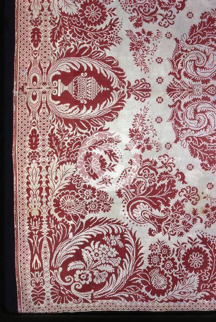 Coverlet, New York, 1850. Creator: Charlotte Purchase Thornton.