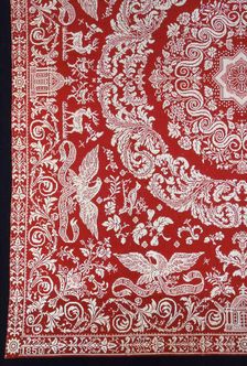 Coverlet, New York, 1850. Creator: Unknown